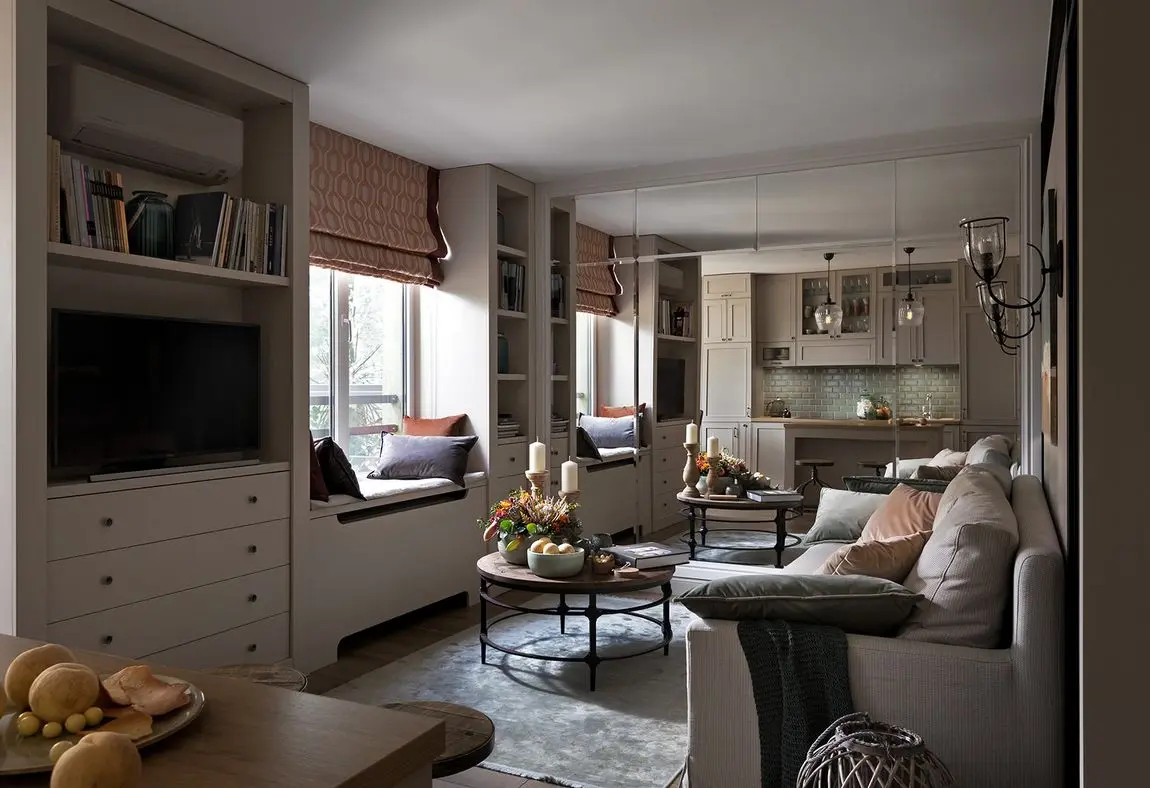 Apartament mic amenajat ca unul de doua camere