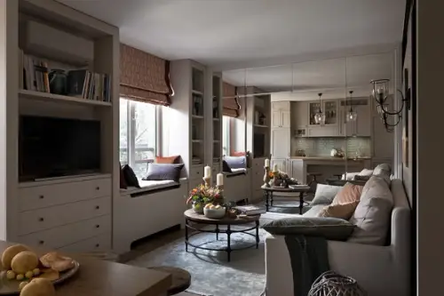 Apartament mic amenajat ca unul de doua camere