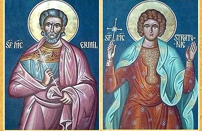 Calendarul zilei 13 ianuarie: Sfinții Mucenici Ermil și Stratonic