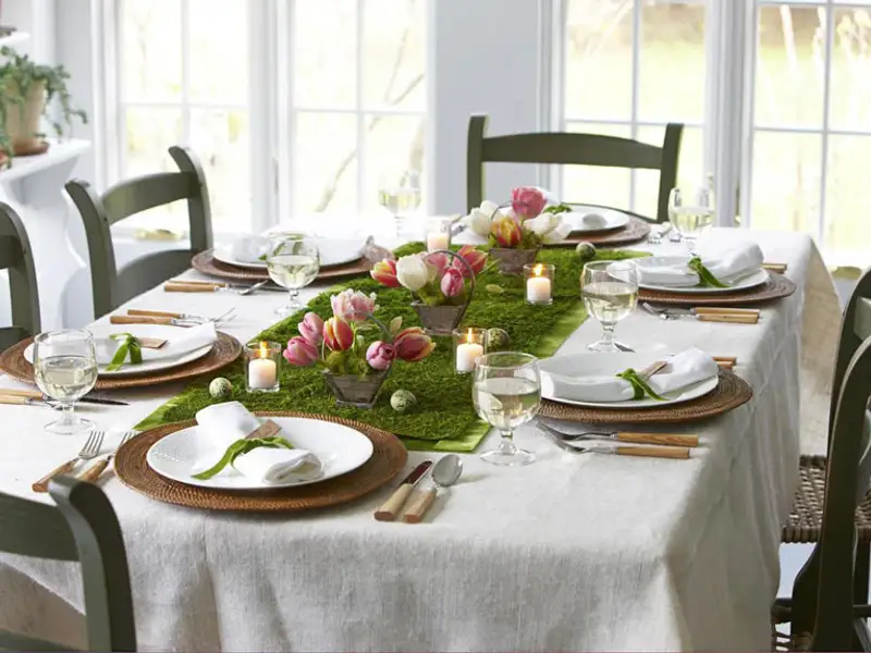 20 de modele de aranjare pentru masa de Paste