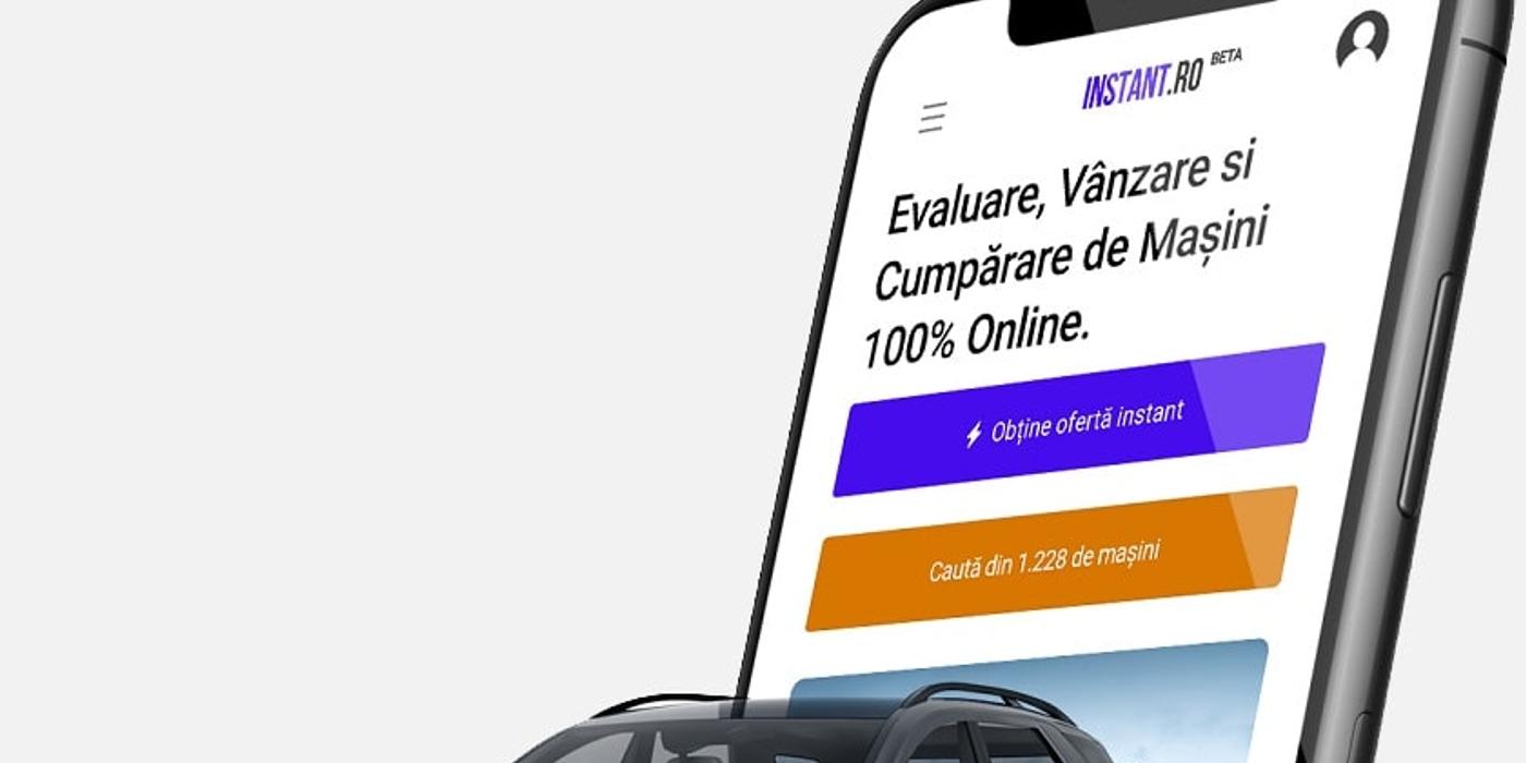 Instant.ro, platformă bazată pe AI pentru intermedierea vânzării mașinilor rulate