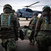 Germania, pregătiri de război cu Rusia. Brigada din Lituania a exersat evacuarea în masă a răniților