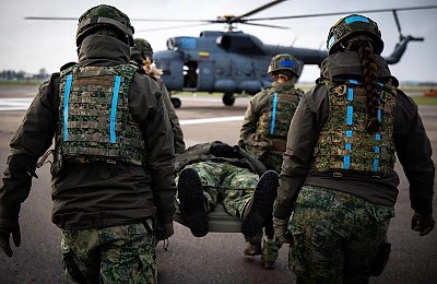 Germania, pregătiri de război cu Rusia. Brigada din Lituania a exersat evacuarea în masă a răniților