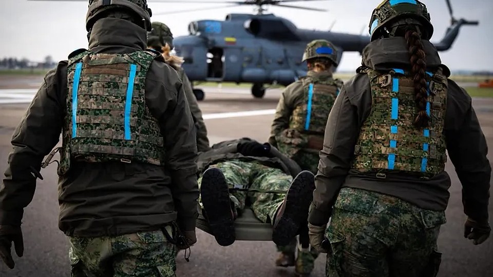 Germania, pregătiri de război cu Rusia. Brigada din Lituania a exersat evacuarea în masă a răniților