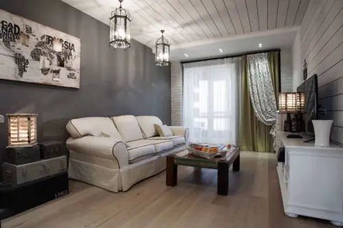 Atmosfera rustica intr-un apartament de 65 metri patrati