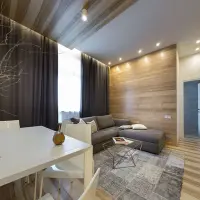 Amenajarea moderna a unui apartament de 44 mp cu 2 camere