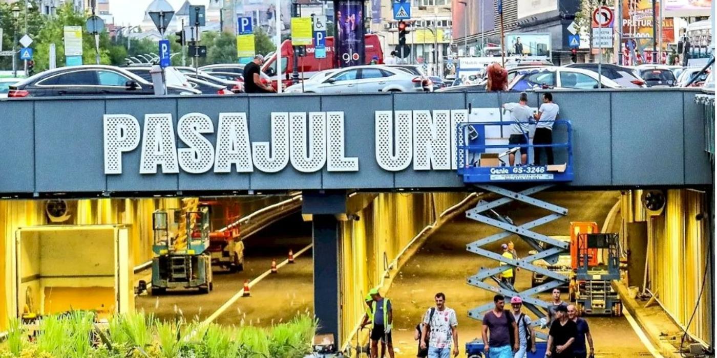 În Pasajul Unirii va fi suplimentată semnalizarea rutieră