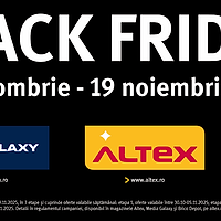 Black Friday 2025: Altex, Media Galaxy și Brico Depot fac echipă pentru 3 săptămâni de oferte