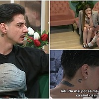 Adi a plâns, a țipat și a dat cu pumnul în ușă. Ce i-a declanșat criza de nervi: „Nimeni nu știe ce am făcut”