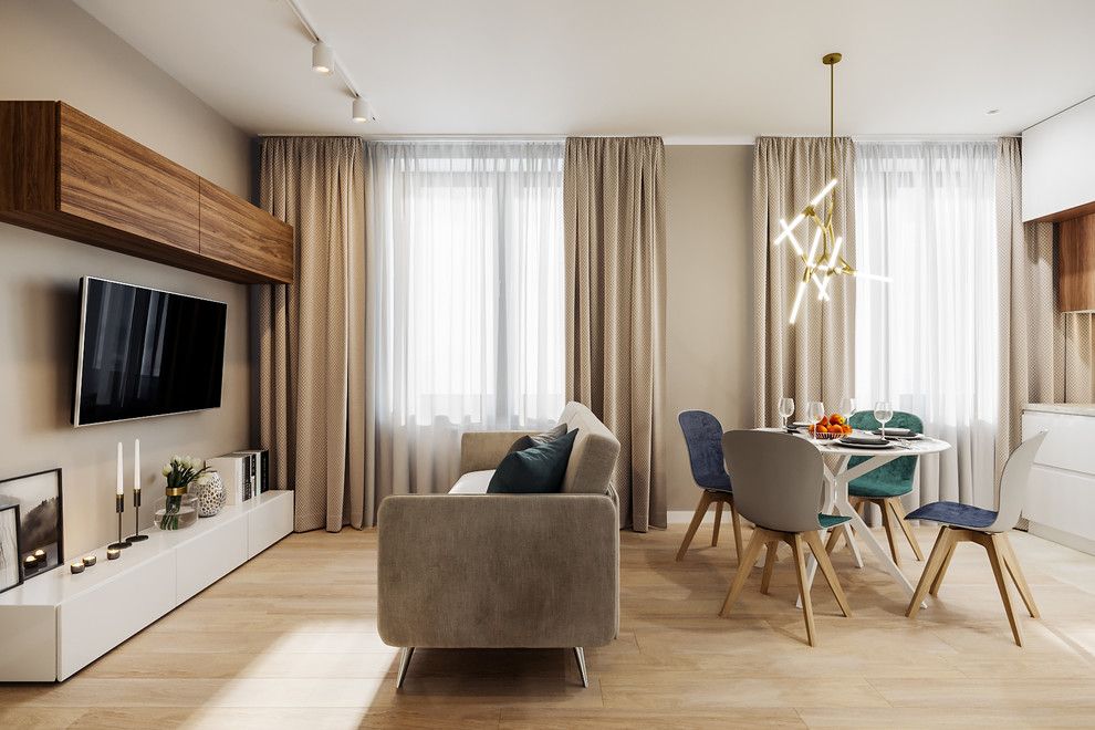 Proiect de amenajare pentru un apartament de familie