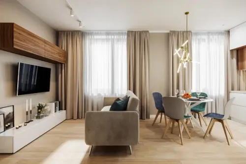 Proiect de amenajare pentru un apartament de familie