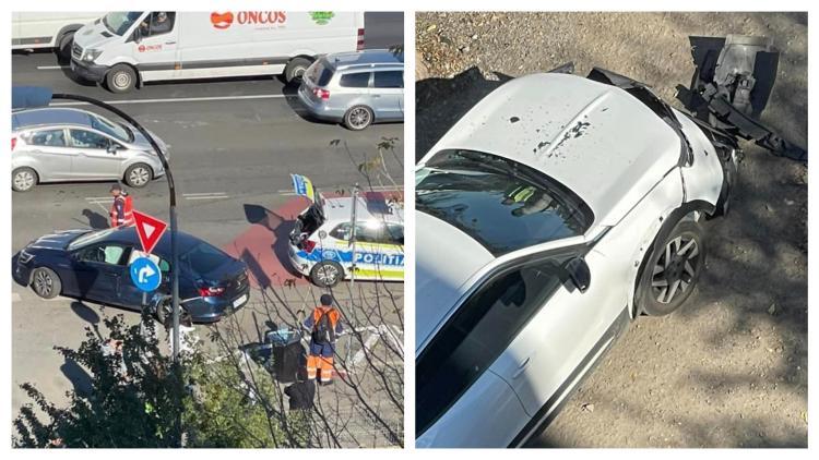 Accident rutier, în această după-amiază, pe Calea Florești