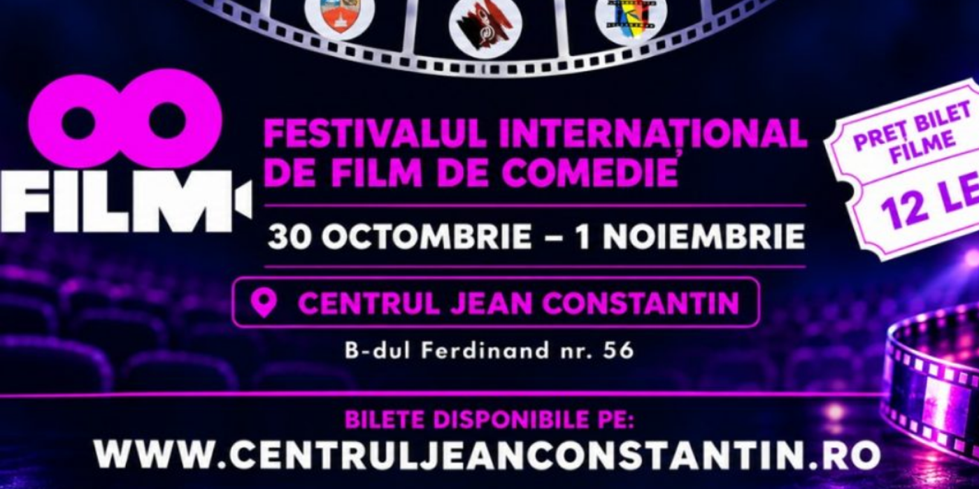Festivalul Internațional de Film de Comedie la Constanța. Trei zile de teatru, cinema și stand-up la Centrul „Jean Constantin”