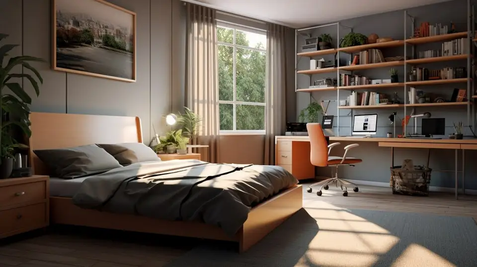 Birou în dormitorul matrimonial – Idei de design pentru un spațiu funcțional