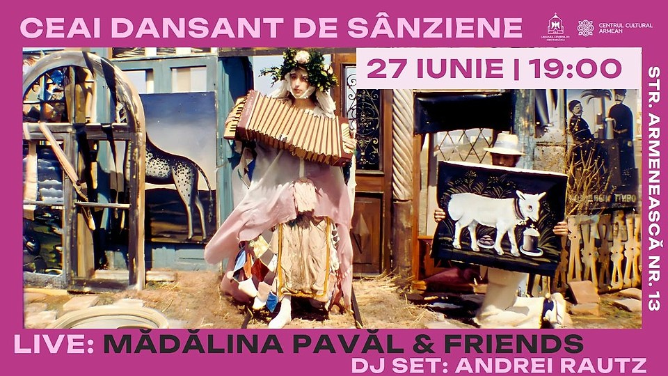 Ceai Dansant de Sânziene: o seară magică între tradiții românești și armene, la Centrul Cultural Armean