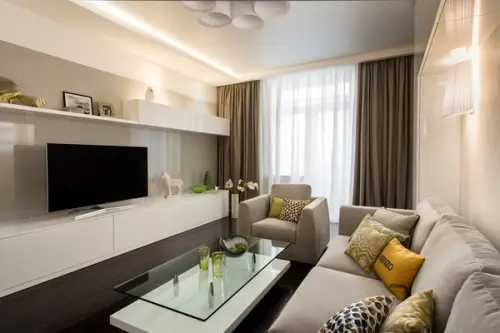 Amenajare axata pe neconventional intr-un apartament cu 2 camere