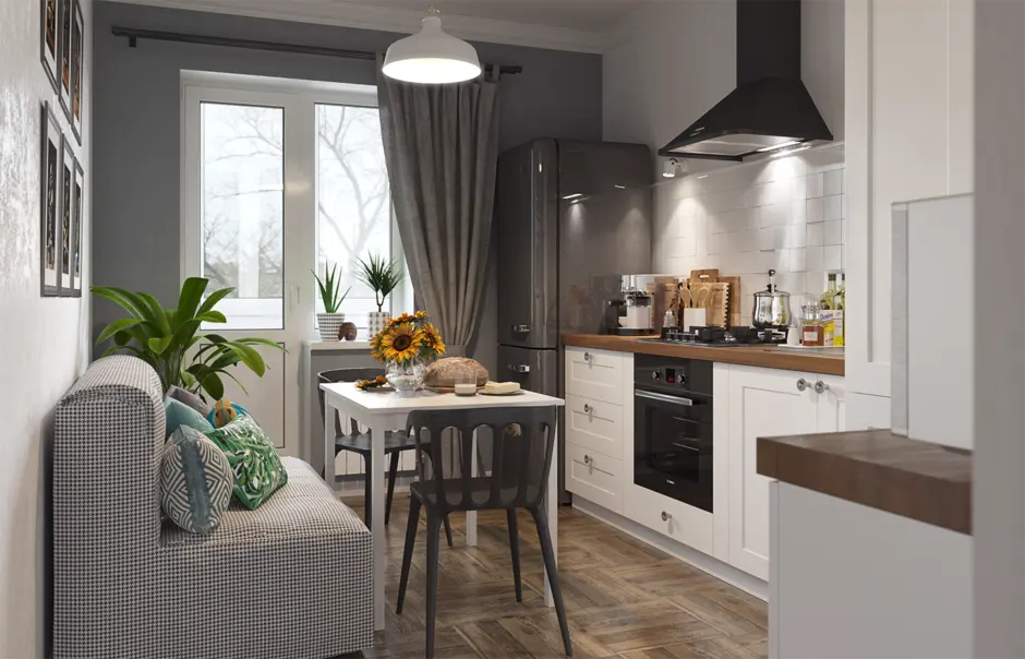 Apartament de 50 mp model de amenajare pentru un interior functional