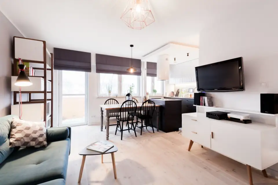 Amenajare minimala pentru un spatiu de 42 mp