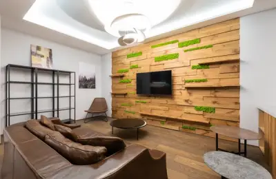 Creating a Modern Living Room with Natural Accents and Quality Furniture