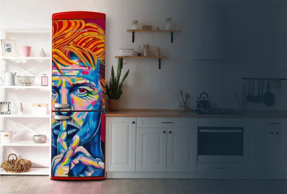 Vestfrost Retro ArtCollection transforms your kitchen into an urban art gallery