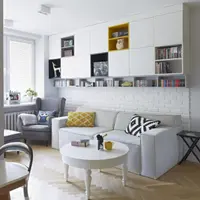Spatiu confortabil si modern gandit pentru un apartament de 38 mp