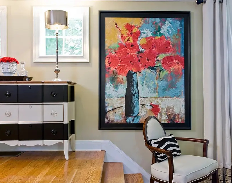 Mobilier vintage integrat in decorul casei