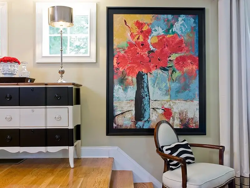 Mobilier vintage integrat in decorul casei