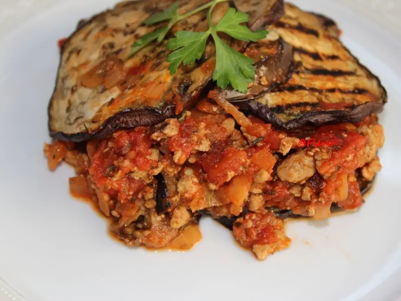 Musaca de vinete grecească/ turcească, rețeta clasică, vegană