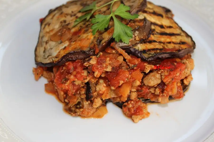 Musaca de vinete grecească/ turcească, rețeta clasică, vegană