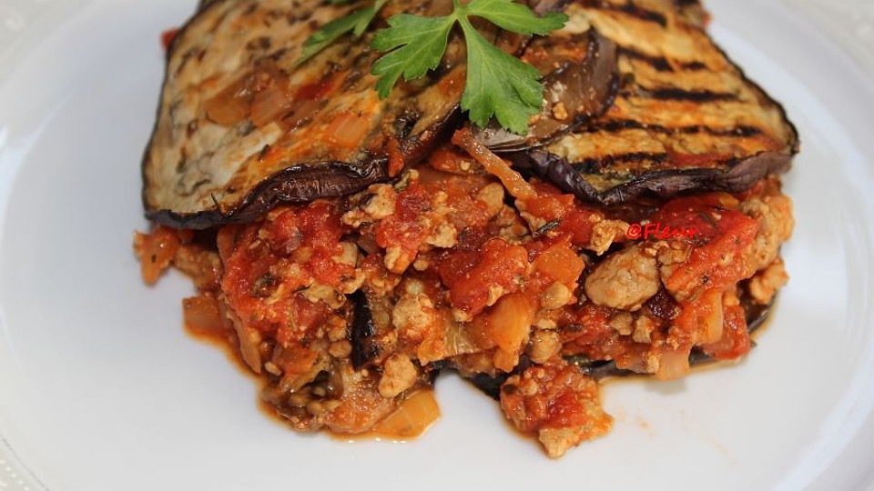 Musaca de vinete grecească/ turcească, rețeta clasică, vegană