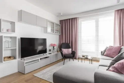 Amenajare eleganta pentru un apartament de 2 camere si 50 metri patrati