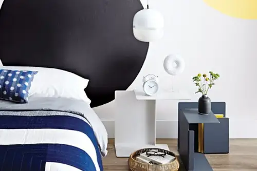 Cum sa desenezi forme geometrice pe peretii din casa