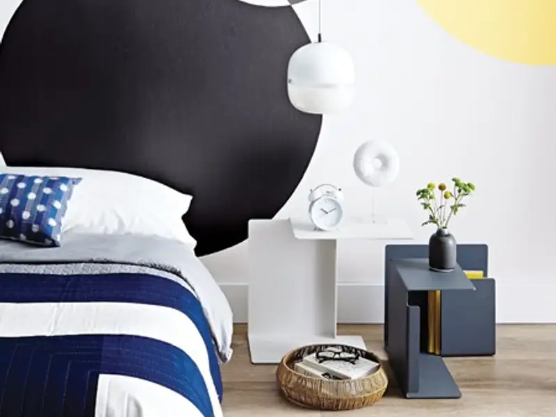 Cum sa desenezi forme geometrice pe peretii din casa