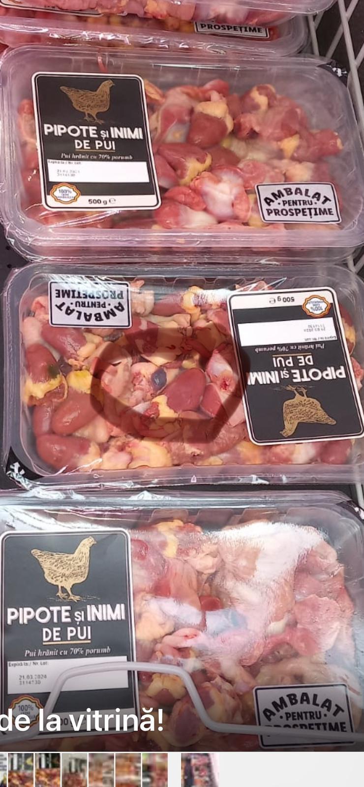 Comisarii ANPC au găsit salmonella în mai multe produse din carne de pui din diverse magazine, printre care Penny Colentina, Penny Bucureştii Noi şi Metro Băneasa / Loturile respective au fost retrase de la comercializare FOTO
