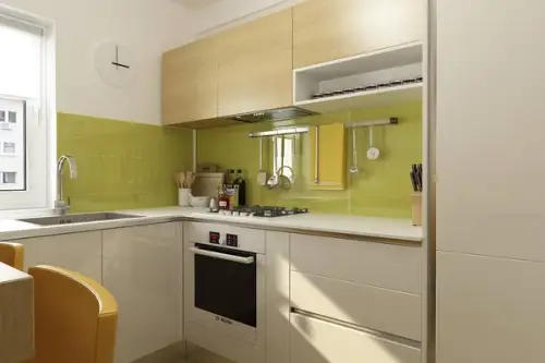 Proiect de amenajare pentru o bucatarie de 6 metri patrati