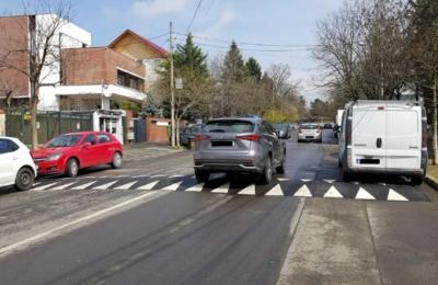 În luna mai, zeci de limitatoare de viteză din mixtură asfaltică au fost amenajate în Sectorul 1