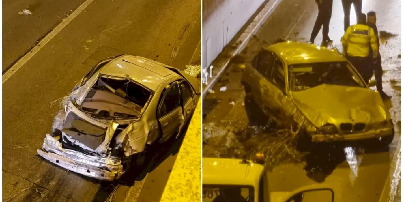 Accident grav, noaptea trecută, la intrarea în Pasajul Muncii din București