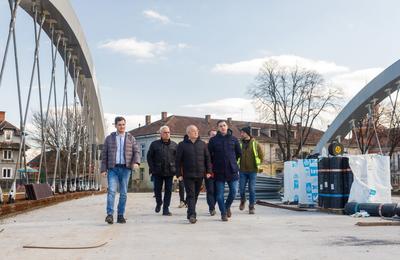 Primarul Municipiului Cluj-Napoca, Emil Boc a fost în control la șantierul de la Podul Oașului-Răsăritului