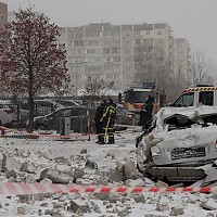 Atac rusesc cu drone în Kiev. Alimentarea cu energie electrică şi apă a fost întreruptă