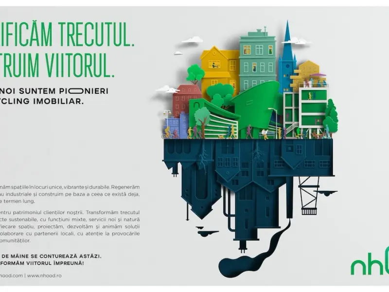 Nhood România transformă spațiile abandonate sau subutilizate în proiecte comunitare active prin upcycling imobiliar
