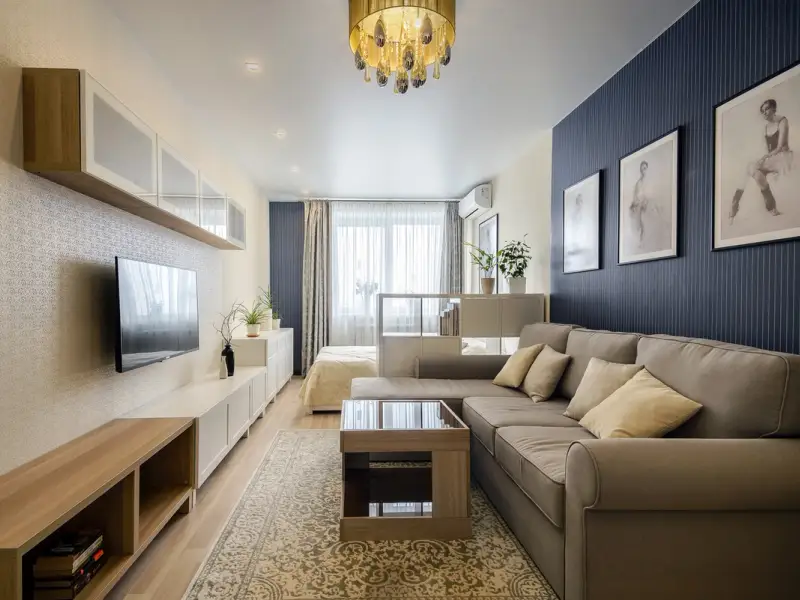 Amenajare cu stil intr-un apartament de 45 metri patrati