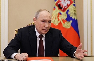 Momentul în care Putin a fost redus la tăcere la începutul unui discurs adresat liderilor mondiali