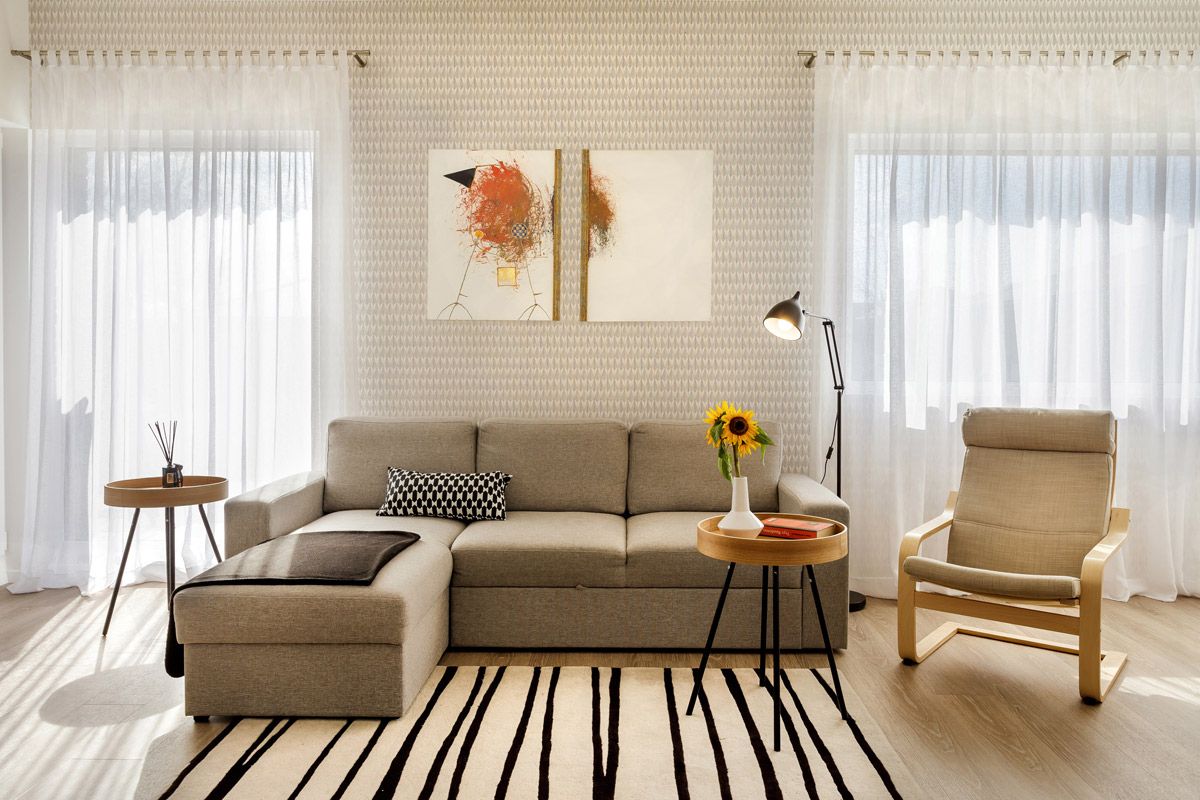 Cromatica neutra in amenajarea unui apartament modern