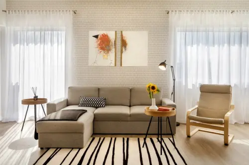 Cromatica neutra in amenajarea unui apartament modern