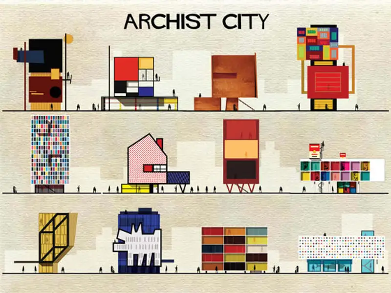 Cum ar fi aratat cladirile realizate de cei mai faimosi artisti din istorie?