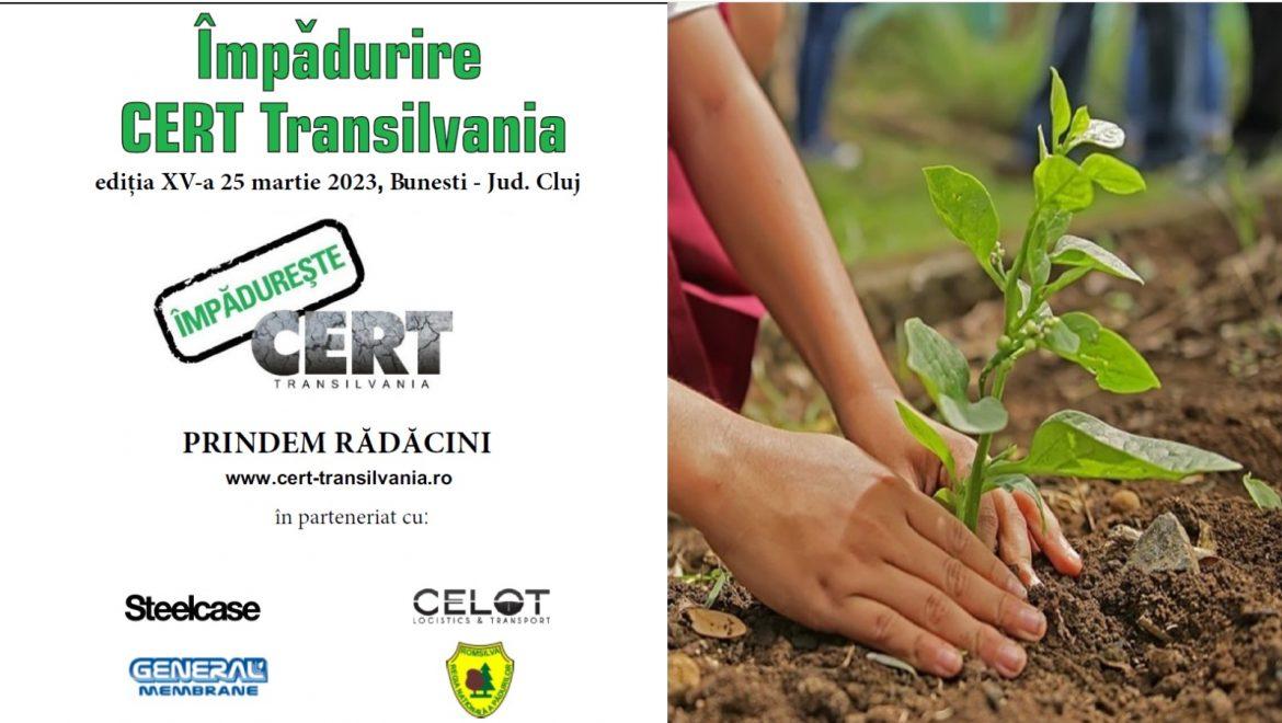 Clujenii sunt invitați la Bunești, în județul Cluj, pentru a participa la acțiunea de împădurire organizată de CERT Transilvania