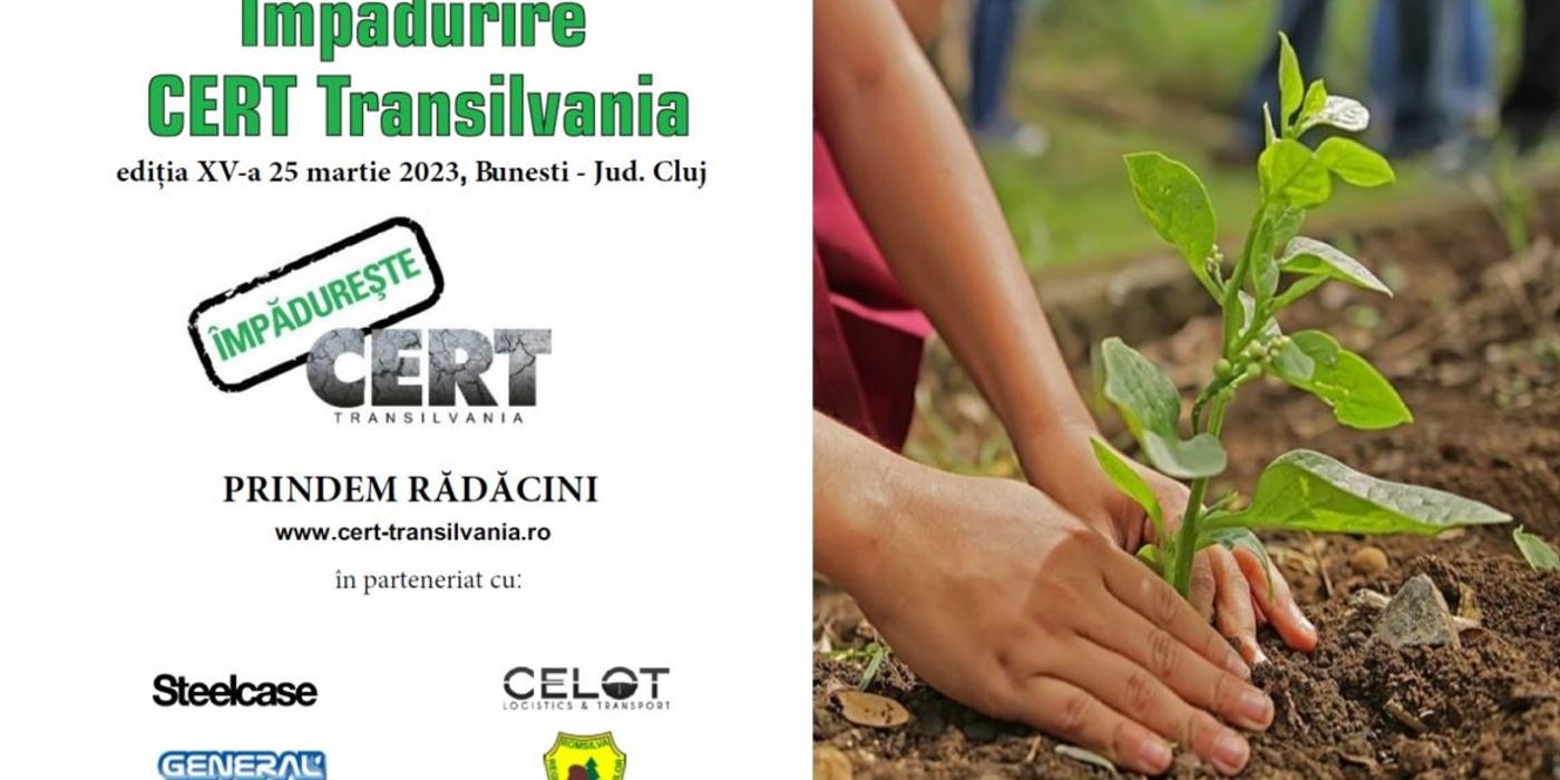 Clujenii sunt invitați la Bunești, în județul Cluj, pentru a participa la acțiunea de împădurire organizată de CERT Transilvania
