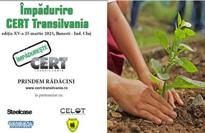 Clujenii sunt invitați la Bunești, în județul Cluj, pentru a participa la acțiunea de împădurire organizată de CERT Transilvania