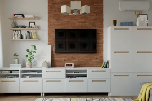 Proiect de amenajare intr-un apartament de 3 camere pentru o familie cu un copil mic