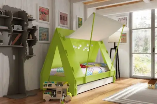 Mobila pentru camera copiilor – Paturi in forma de cort
